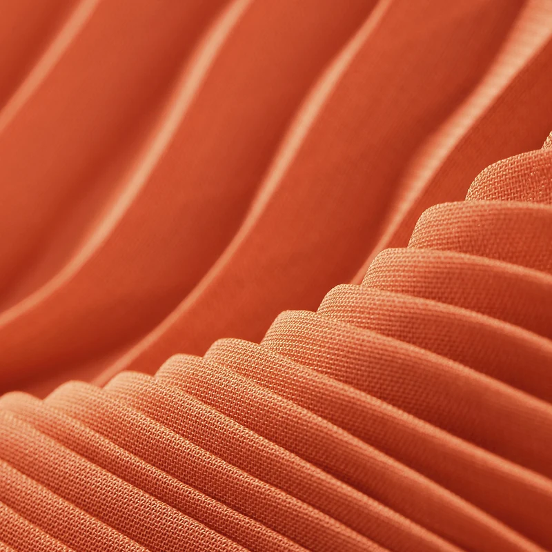 Разноцветная плиссированная шифоновая ткань для одежды|Ткань| |