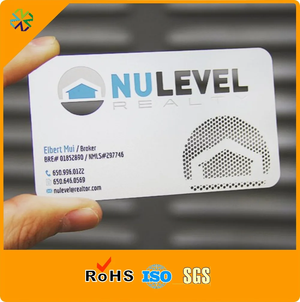 Factory Directly Sublimation Aluminum Metal Sheet Metal Name Card