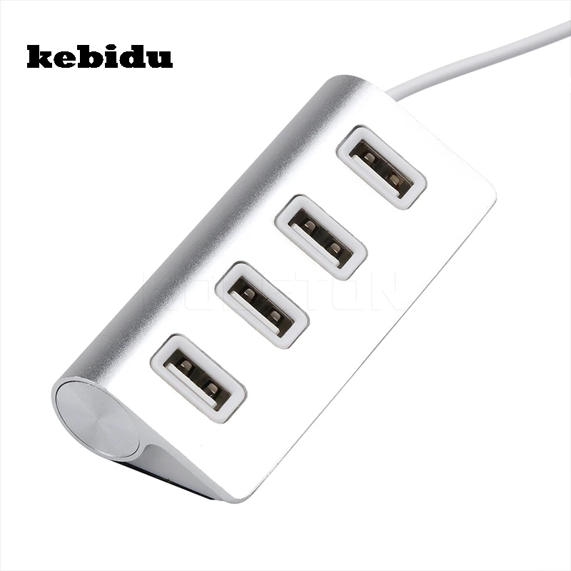 4 портовый USB концентратор kebidu 2 0 мини порт портативный алюминиевый OTG