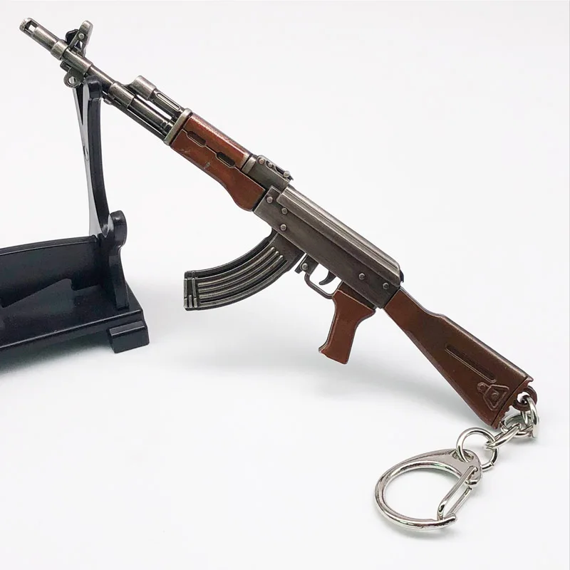 11 см PUBG 7 62 мм оружие винтовка AKM модель АК 47 игрушечный пистолет llaveros chaviro sleutelhander
