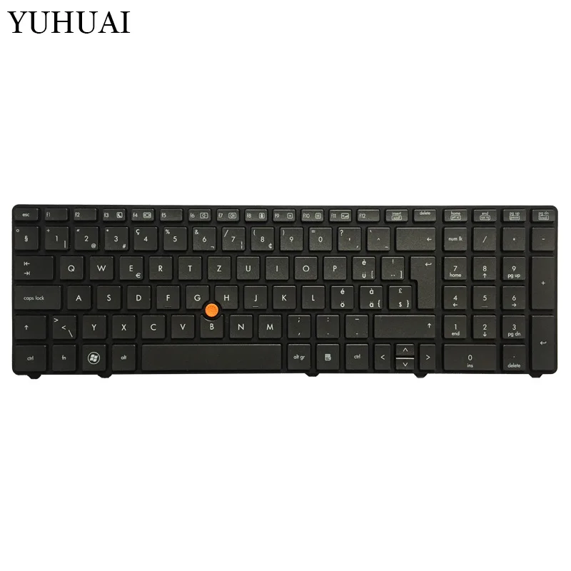 Новая швейцарская Клавиатура для ноутбука HP EliteBook 8760 Вт 8770 638514-BG1 652553-BG1 6037B0055416 |