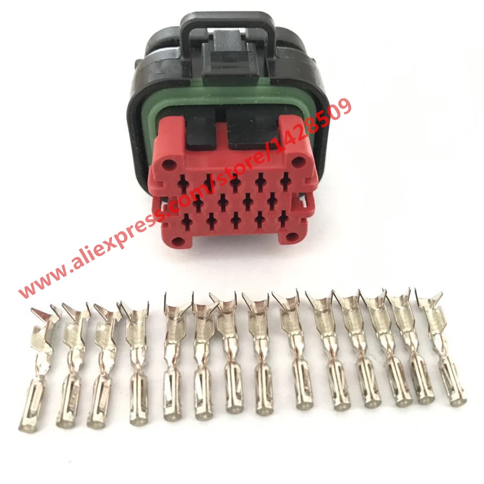 5 Set Ecu High Quality 14 Pin Tyco AMP Female Waterproof Automotive Connector Plug 776273-1 With Terminals 770520-1