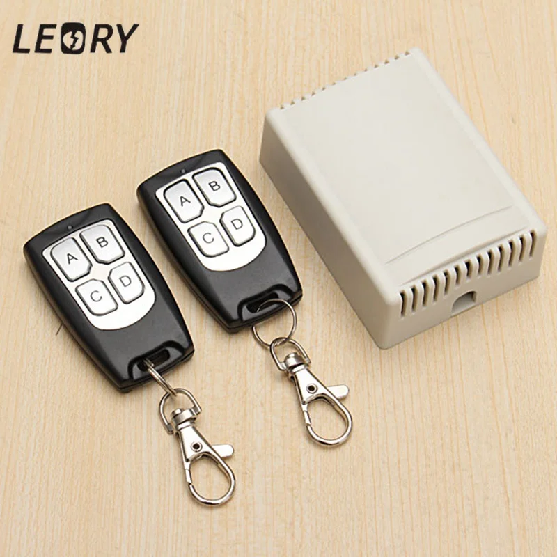 Беспроводной пульт дистанционного управления LEORY 12 В 4 канала 433 МГц с 2
