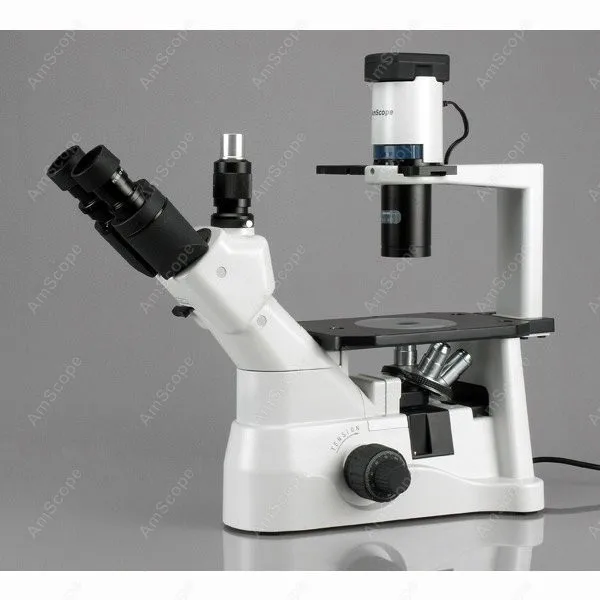 Тканевый микроскоп AmScope поставляет 40X 600X бесконечный фазовый контрастный