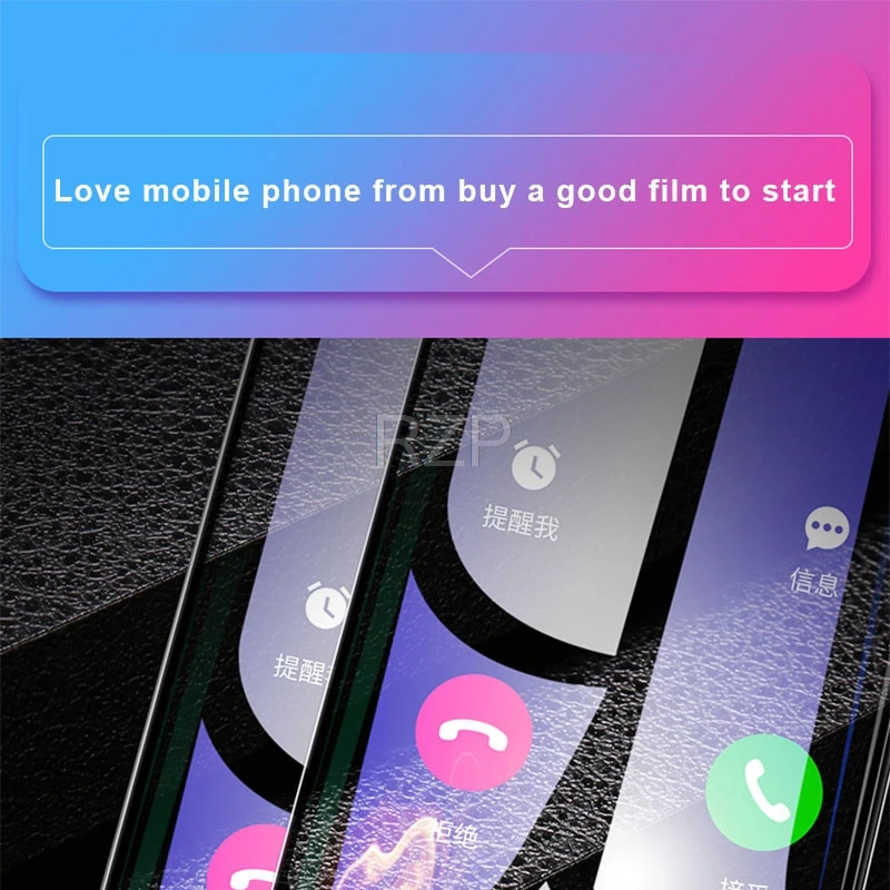 RZP 3 шт 9H полное покрытие из закаленного стекла для huawei Honor 8 8X 8C Защита экрана для huawei Honor 8X8 C Защитная стеклянная пленка