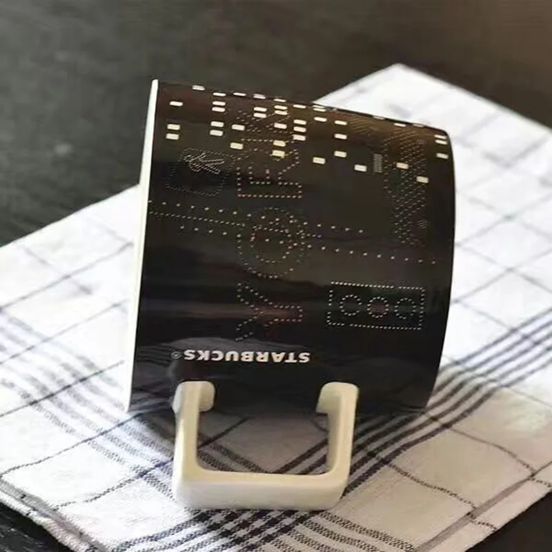 Русалка Керамика кружка классический Time Square Ограниченная серия черного и