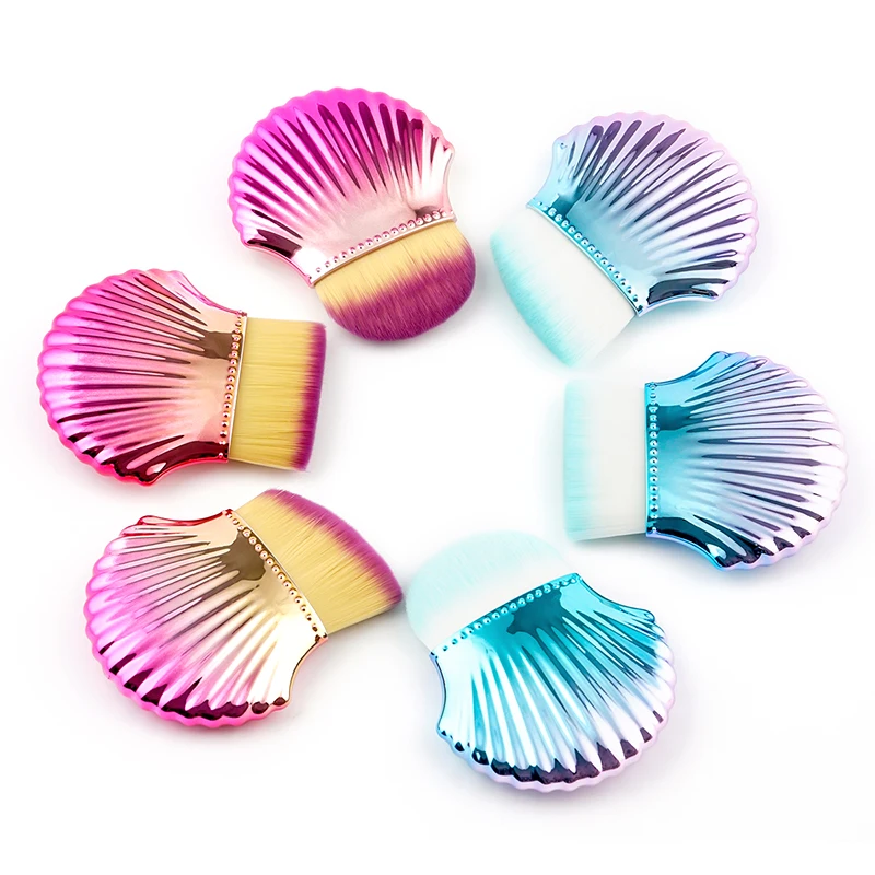 

Maquiagem Mermaid Shell Makeup Foundation Brush Make Up Profissional Beauty Accessories Cosmetica Tools Cosmetics Makeup Brushes