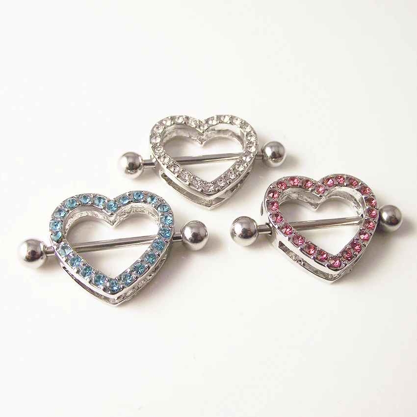 Кольцо-Соска с кристаллами, 14 г, 1,6 мм, из нержавеющей стали, кольца, пирсинг тела, украшения, для женщин, подарок, 2 шт.