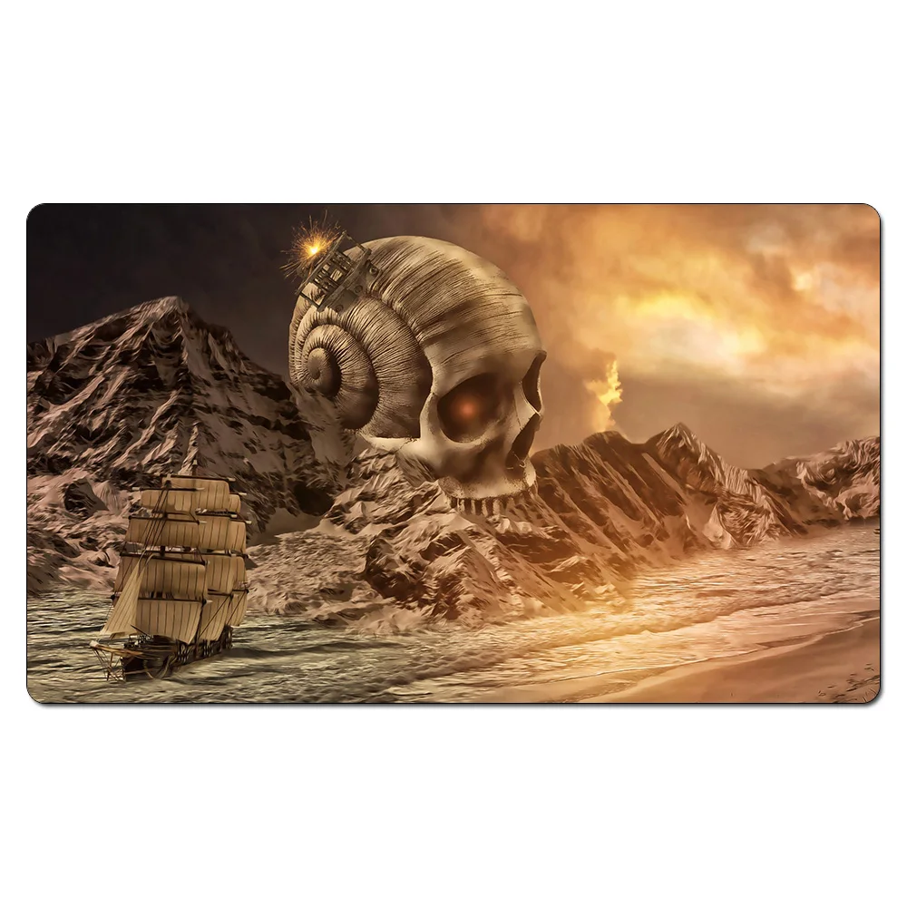 Синий Горный эскиз Magic Origins MtG Art игровой коврик настольные игры игровой коврик, пользовательский коврик с рисунком Настольный игровой коврик с бесплатной сумкой - Цвет: Синий