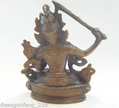 Бесплатная доставка Изысканный Китайский медный ручной работы тибетский Будда