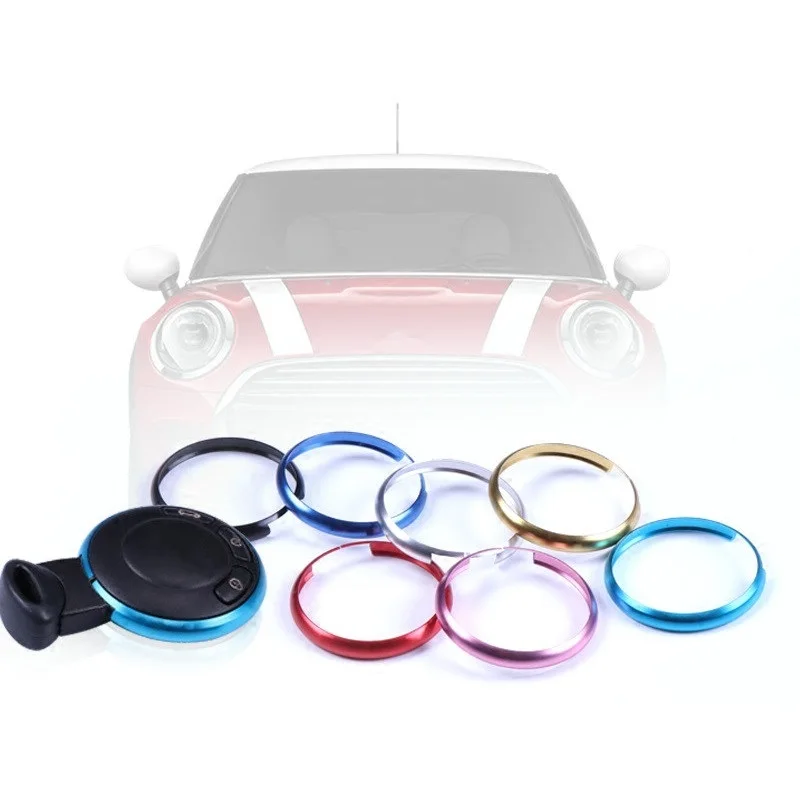 

Alloy Car Key Rings Metal Decoration Cover Protection Ring for Mini Cooper R55 R56 R60 Insert Keys Styling Accessories