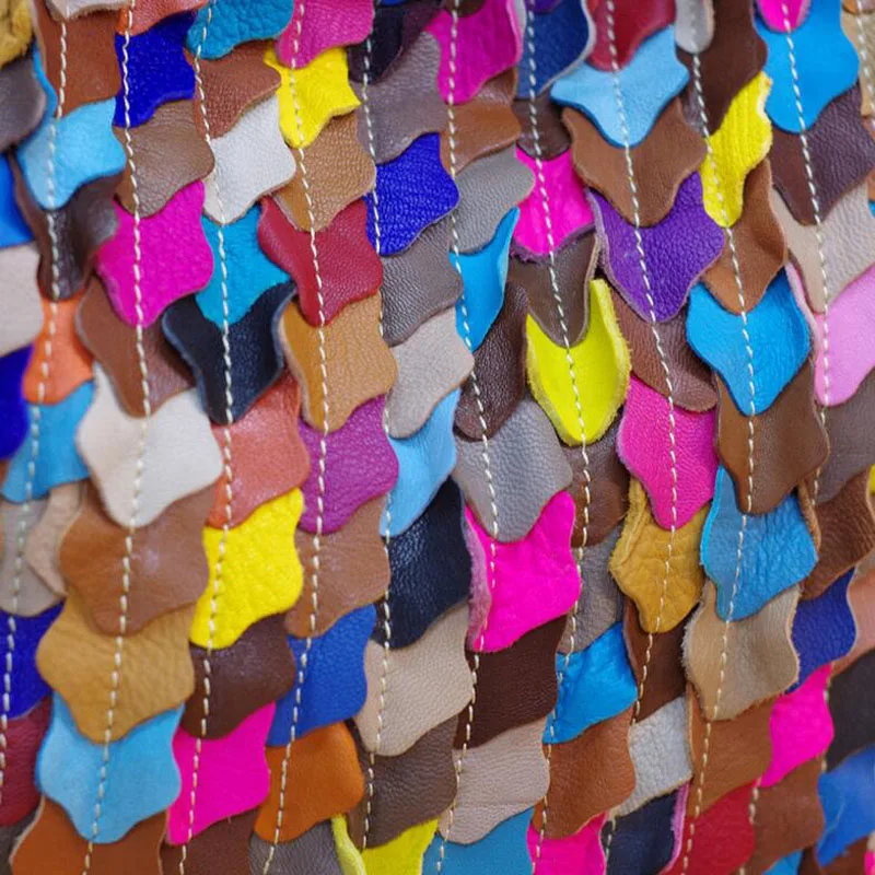 CHSANATO популярные сумки из натуральной кожи для женщин Красочные листья Женская