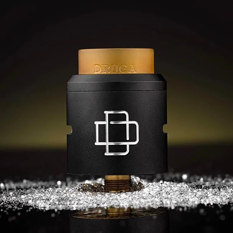 Распылитель Augvape Druga RDA 24 мм зажим система Snag 810 капельный наконечник с золотым