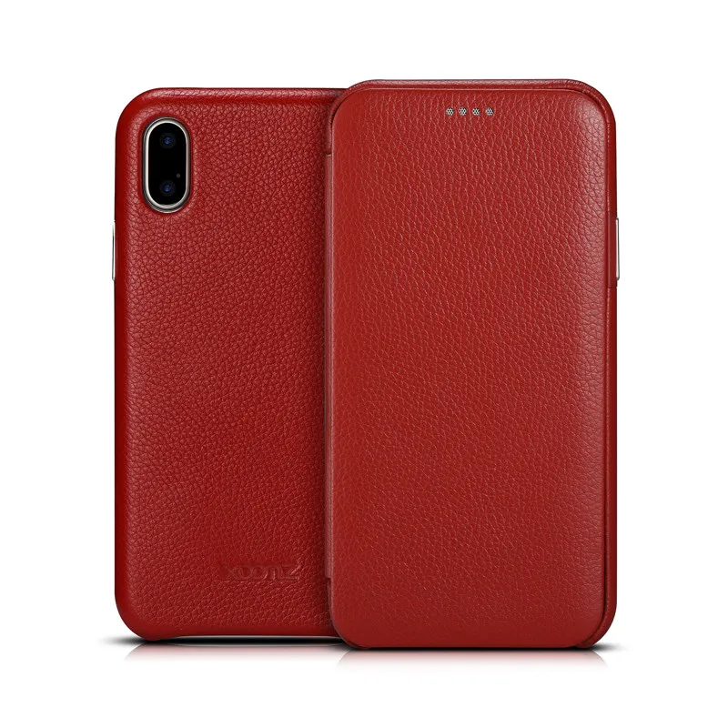 XOOMZ для iPhone XS MAX чехол из натуральной кожи чехол для iPhone 7 8 Plus X защитный чехол Магнитный Флип сотовый Чехол для телефона