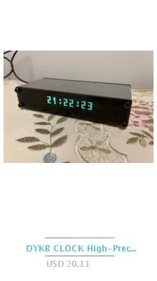 DYKB 1-бит интегрированный часы свечение трубки для IN14 в-14 часы свечение трубки DS3231 nixie часы Встроенный модуль-ускоритель