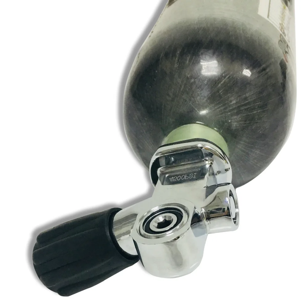 AC121781 Scuba Diving Mini 2.17L Tank Lightweight Safety Carbon Fiber 4500psi Gas Cylinder For Pcp Air Gun With Diving Valve