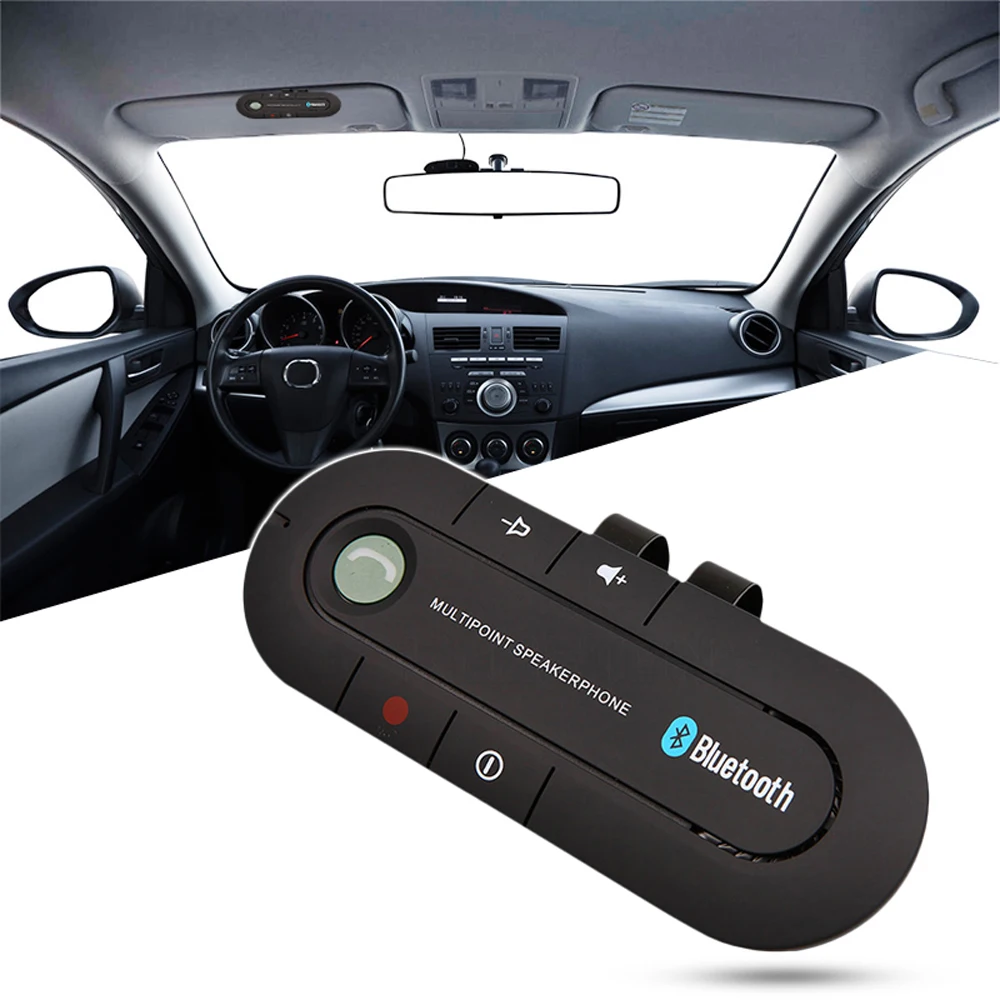 Bluetooth гарнитура Mp3 динамик Комплект солнцезащитный козырек Тип зажима