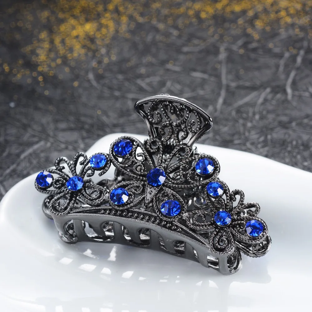 Заколка краб для волос в винтажном стиле свадебные аксессуары очаровательные