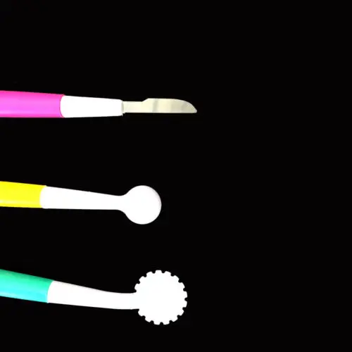 3 шт./компл. Пластик Fondant (сахарная) Сахар Кондитерские инструменты для украшения