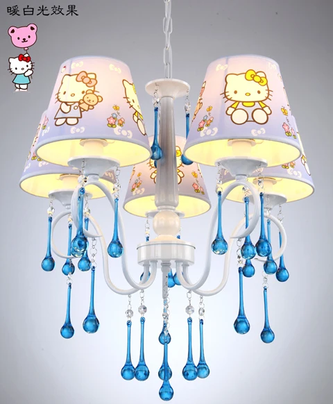 Рисунок Hello Kitty синий хрустальные люстры для детской комнаты детский сад
