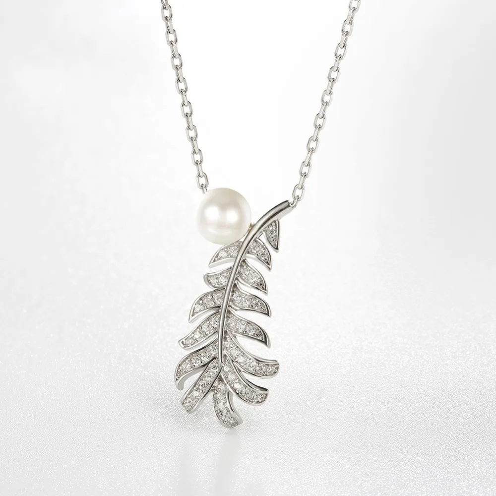 LEKANI/фирменные оригинальные ожерелья с кристаллами из листьев Сваровски