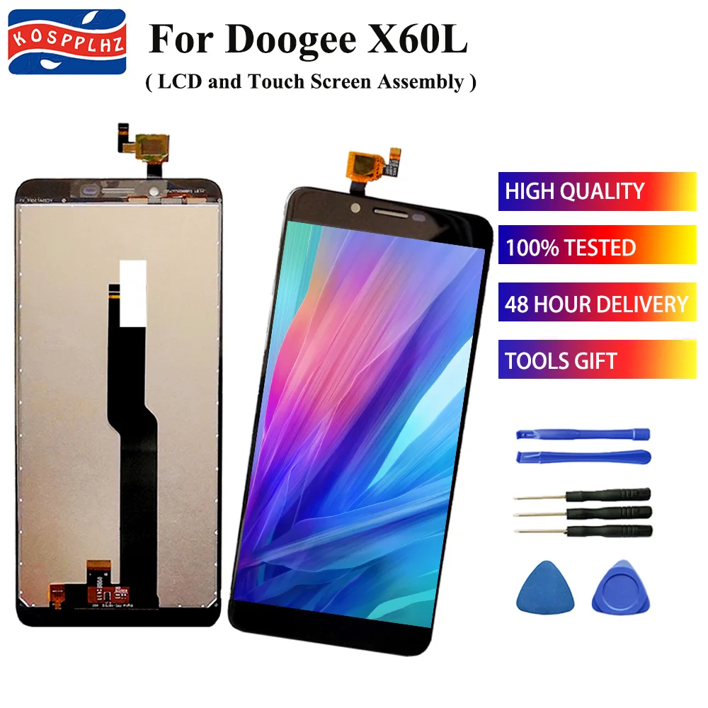 Для DOOGEE X60 L X60L ЖК дисплей Дисплей + кодирующий преобразователь сенсорного экрана