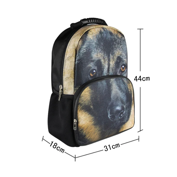 Noisy Designs немецкая овчарка Mochila Masculina рюкзаки для мужчин отдыха детей школьный
