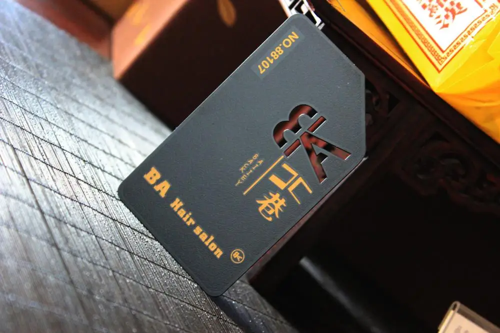 Black Metal карт VIP нержавеющая сталь матовый металл бизнес card8 | Канцтовары для офиса и