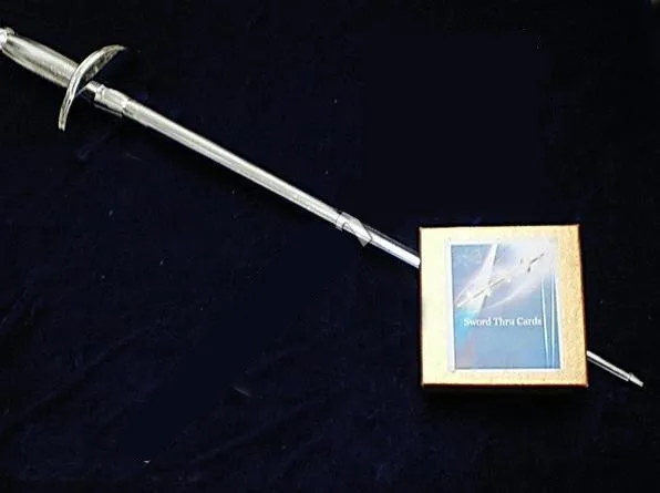 Карта меча Thur винтажный карточный меч карточные магические трюки веселье сцена