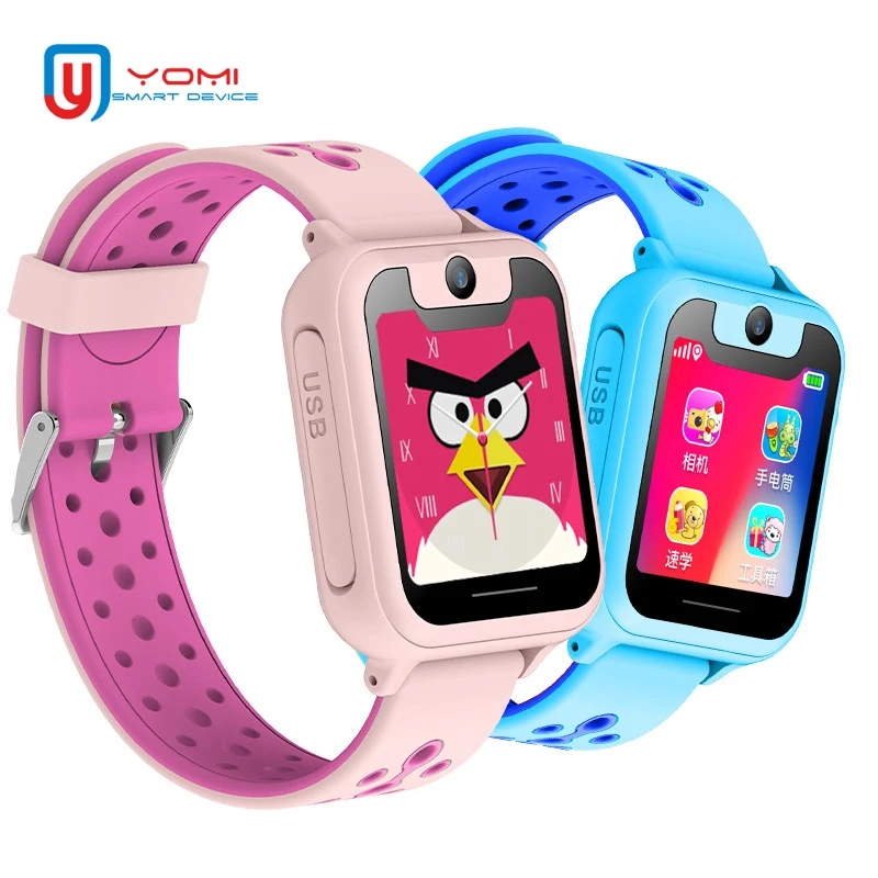 Смарт-часы 2018 Smartwatch SIM Сенсорный экран GPRS lbs-трекер sos-вызов Камера фонарик андроид