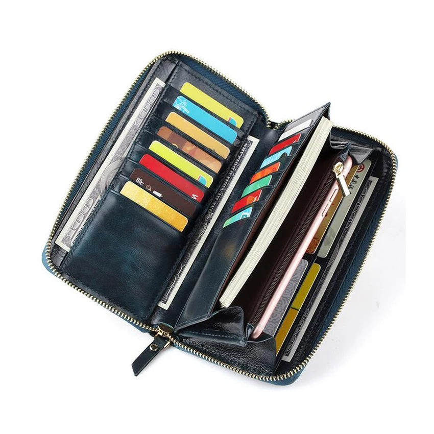 YUBIRD Brand Fashion Women Purse Patchwork Genuine Leather Ladies Clutch Vintage Long Wallet Luxury Designer Gift | Багаж и сумки