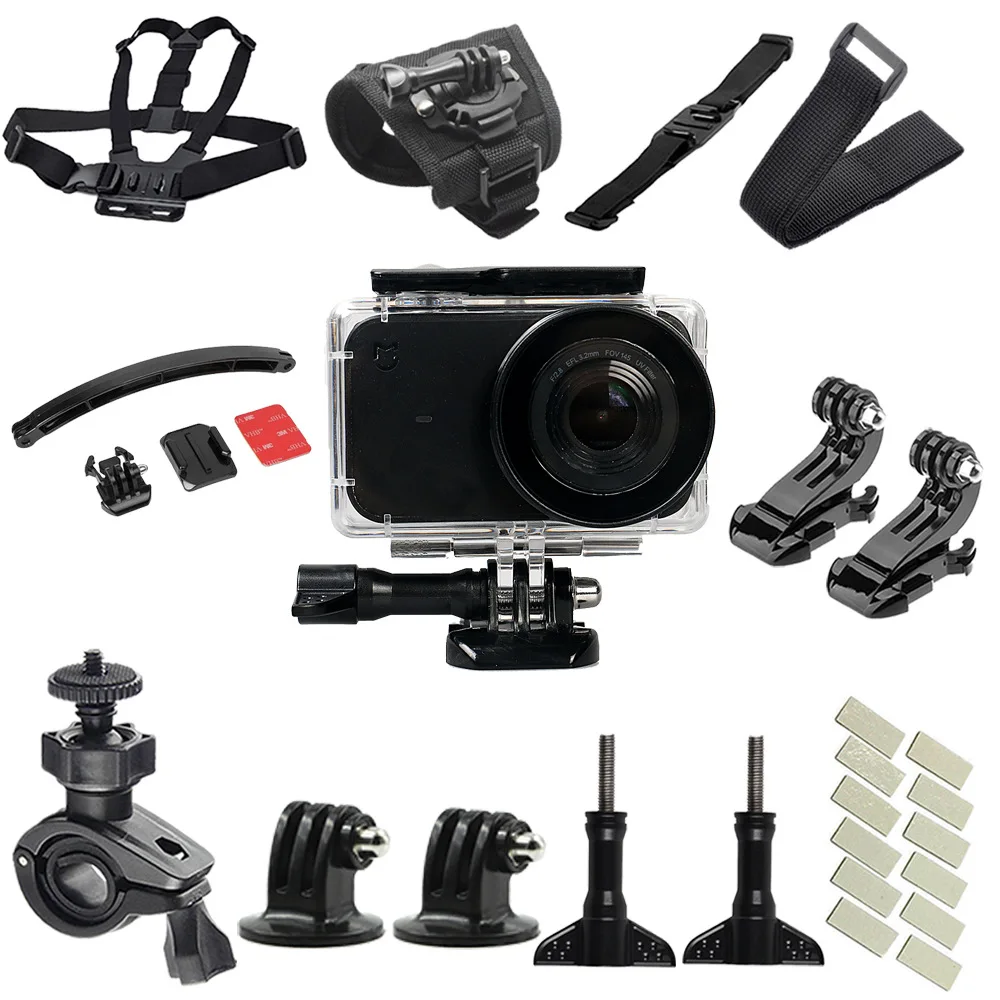 Mijia Stick Waterproof Housing Case Box Frame Shell Cover Skin Lens Cap Protector for Xiaomi 4K Accessories Kit | Электроника