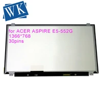 laptop lcd screen for acer aspire e5 552g e5 532 es1 521 es1 531 e5 574 es1 571 e1 522 series 15 6 inch 1366x768 30pin
