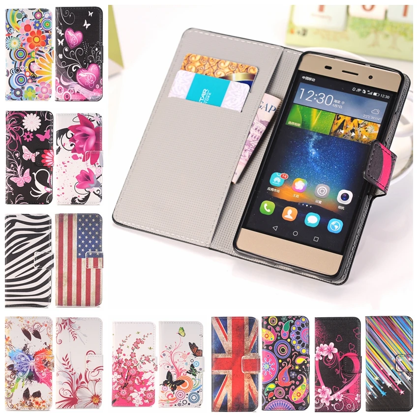 Чехол для телефона Huawei Ascend P8 P9 LITE MATE 8 S G7 G8 Y3 Y5 II Y5C Y6 2017 5X 541 625 635 откидной из