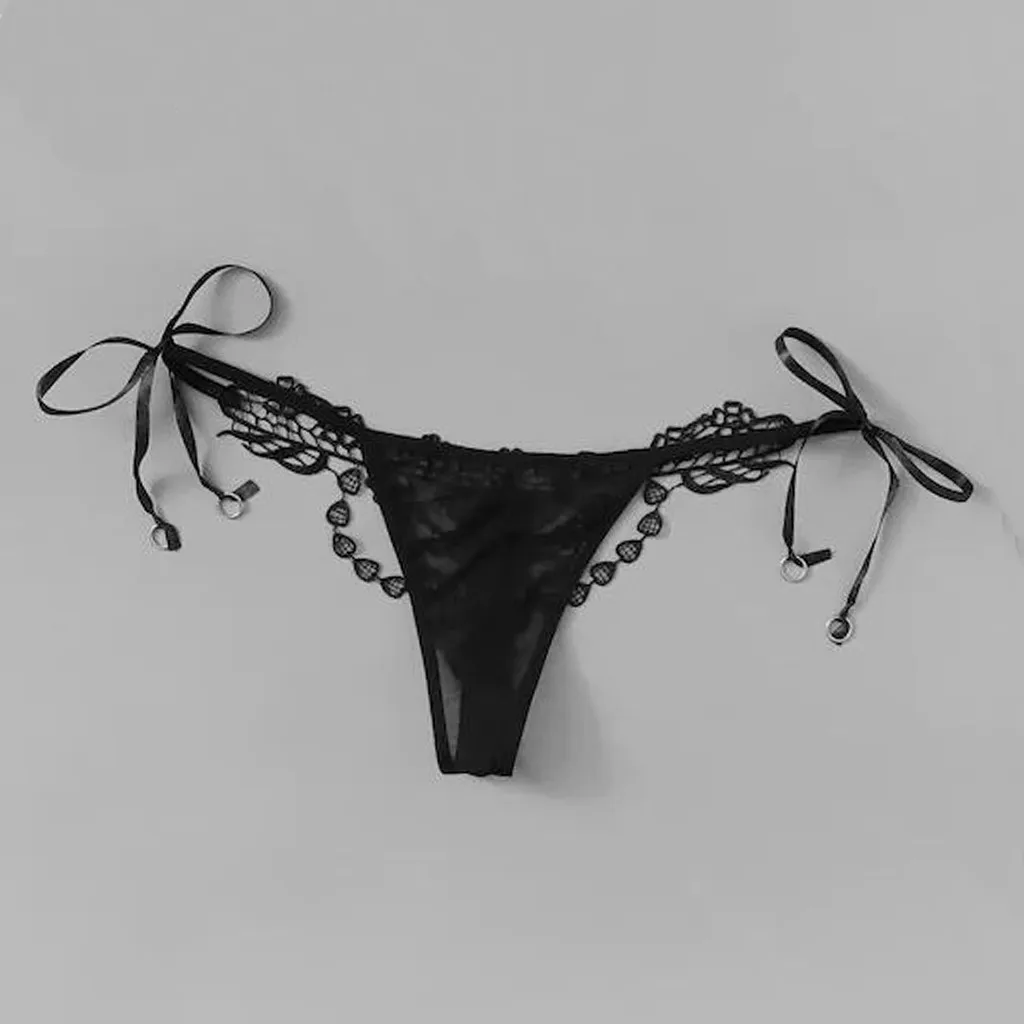 Горячее нижнее белье sissy с низкой посадкой кружевные трусики цветочным рисунком