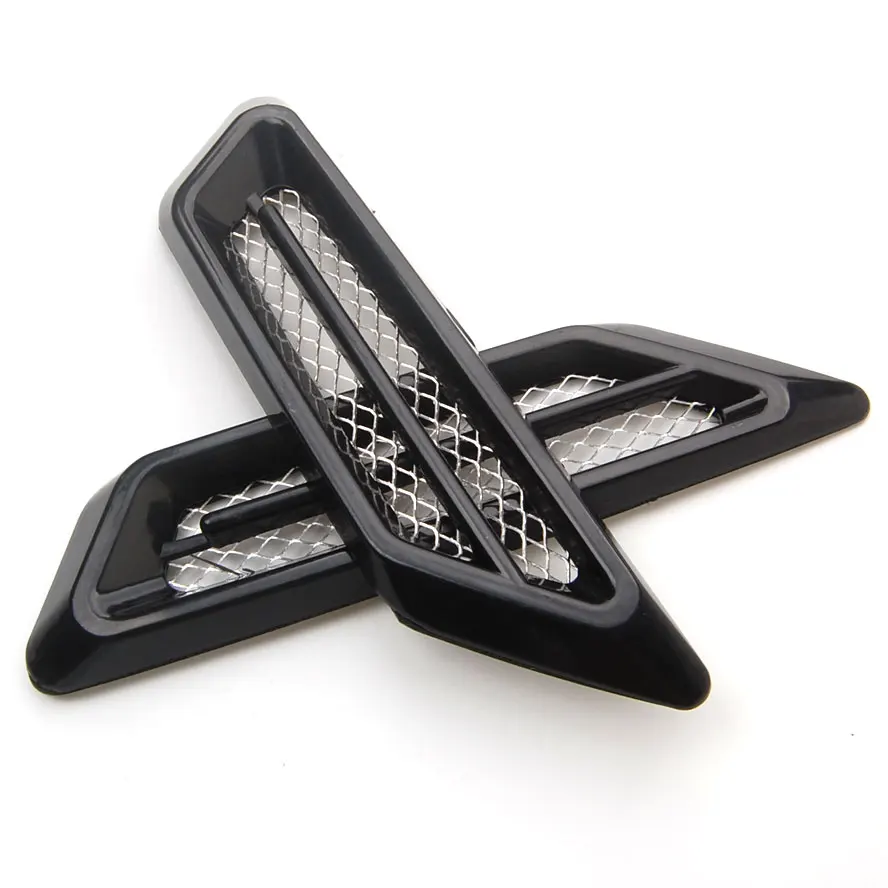 2 шт./пара новый черный воздушный поток крыло боковая сетка вентиляционное