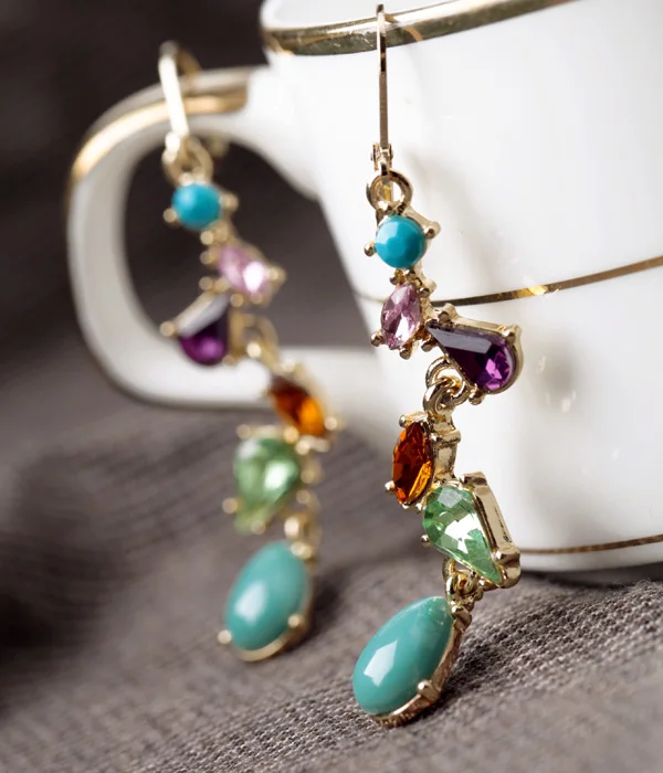 AB-ed00412/TRACYSGER/Female long fashion style color and fresh Earrings | Украшения и аксессуары