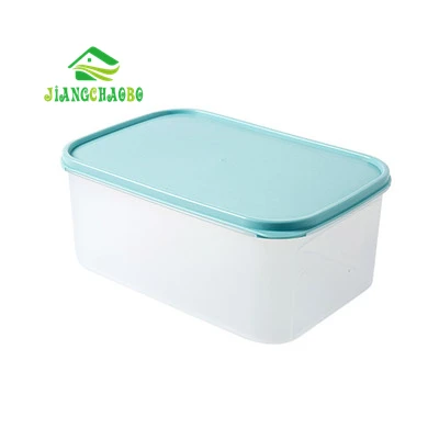 2600ml Blue Пластиковые прозрачные контейнеры для хранения еды кухонные коробки для хранения холодильники большие фрукты еда разное зерно Crisper - Цвет: 2600ml Blue
