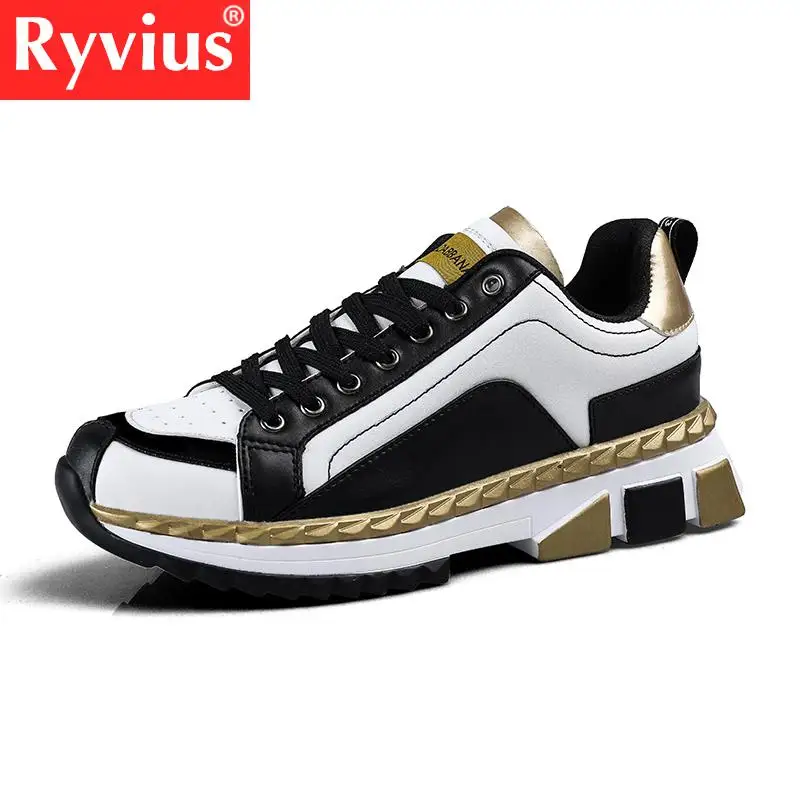 Ryvius 2019 Мужская Новая обувь для бега Pu Face модная удобная дышащая Спортивная