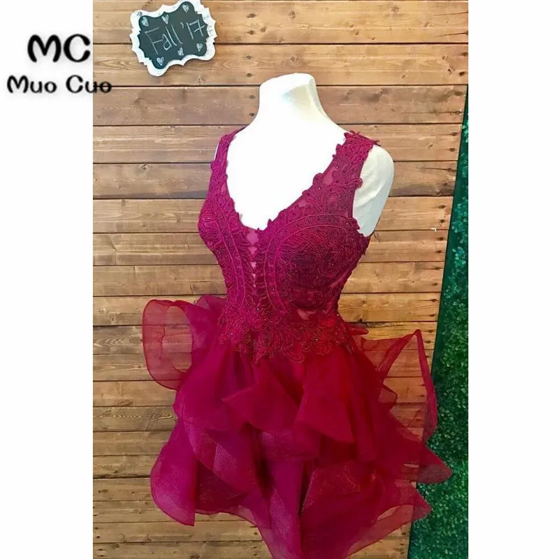 2018 бальное платье короткие платья с аппликациями кружевное коктейльное из