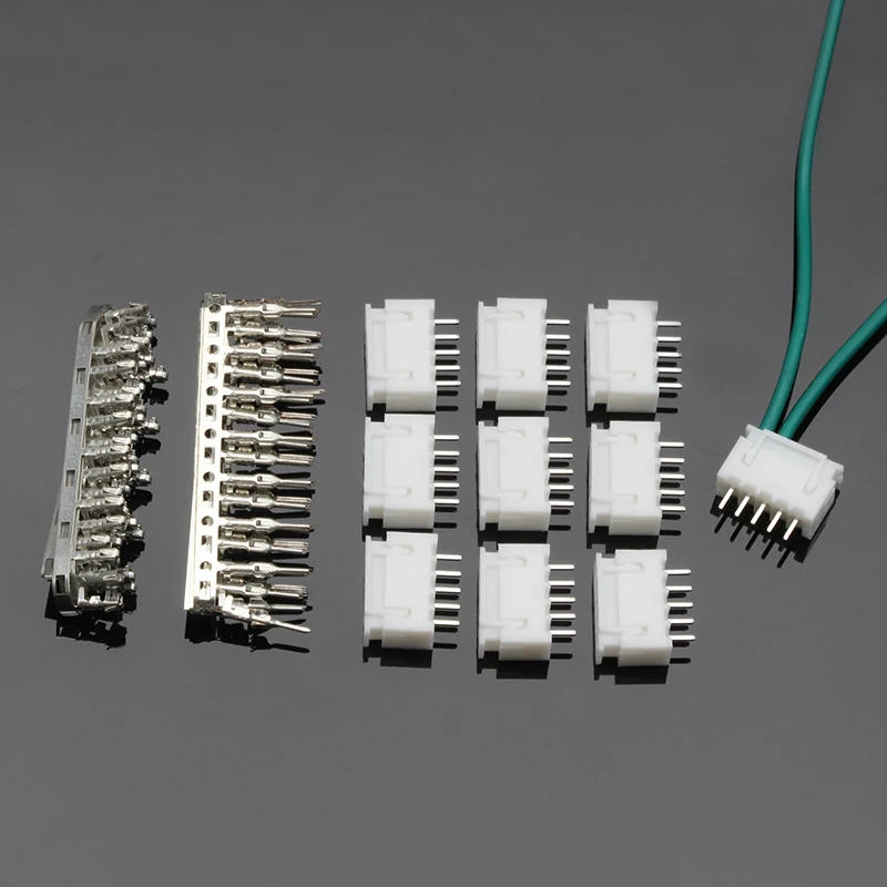 100 шт 2.54XH 2/3/4/5/6 Pin провода соединитель Комплект Корпус штыревой разъем