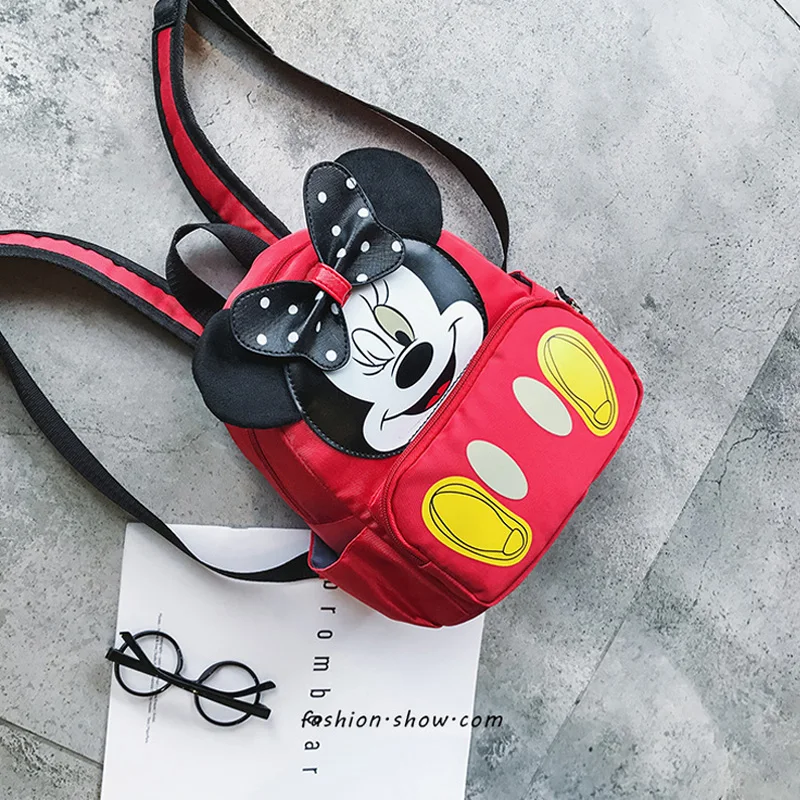 Disney мультфильм детский сад рюкзак с милыми ушками Микки Маус водонепроницаемая сумка рюкзак для девочек пакет рождественские подарки на день рождения