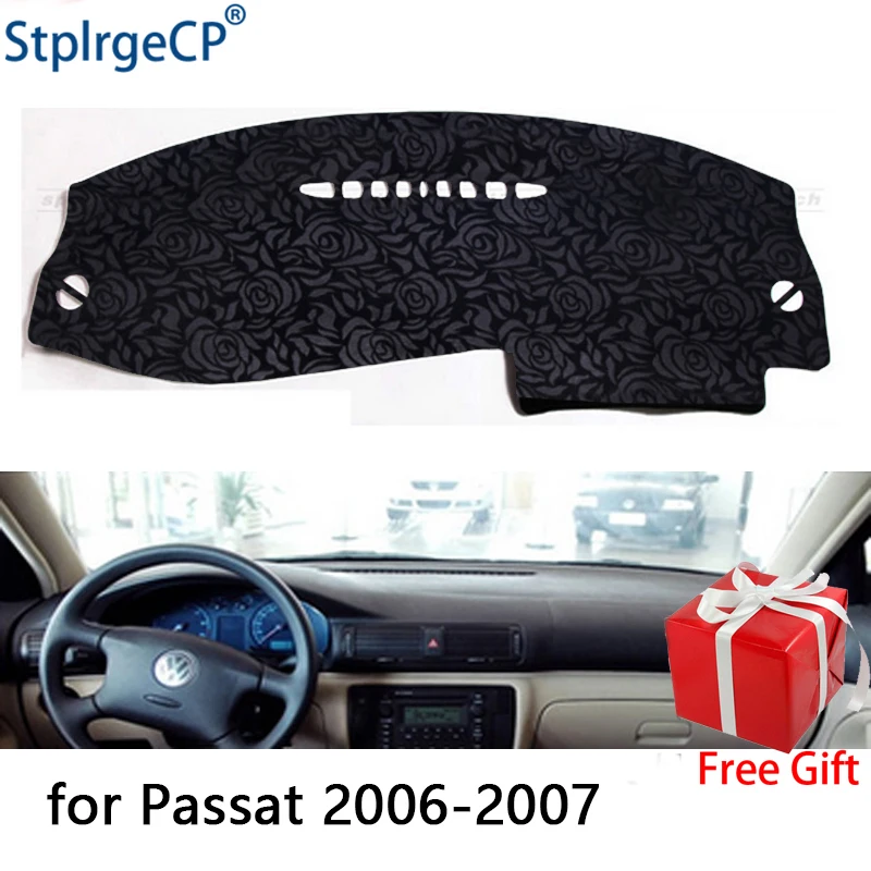 Нескользящий автомобильный коврик для приборной панели с розовым рисунком