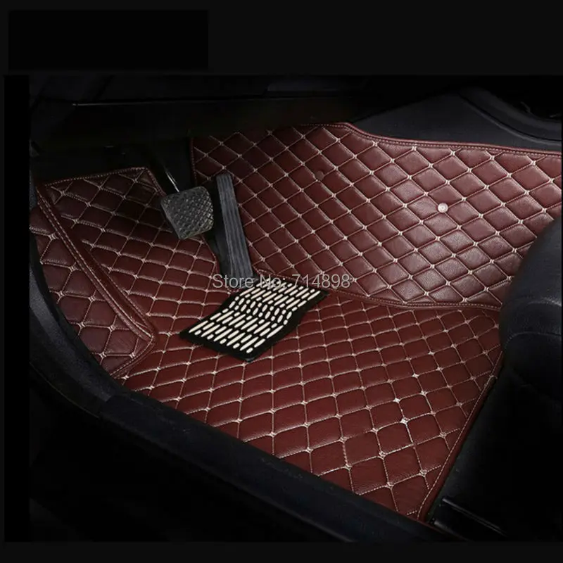 Carnong автомобильный напольный коврик кожаный для Land Rover LR3 5 seat 2010-2015 левое колесо