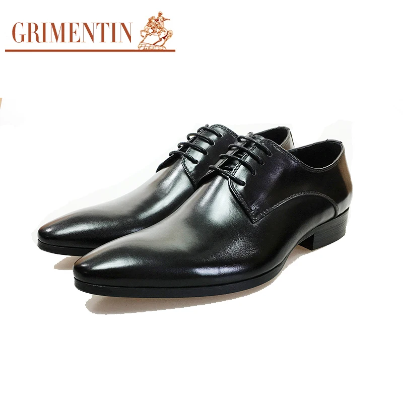 GRIMENTIN/брендовая итальянская мужская официальная обувь удобная
