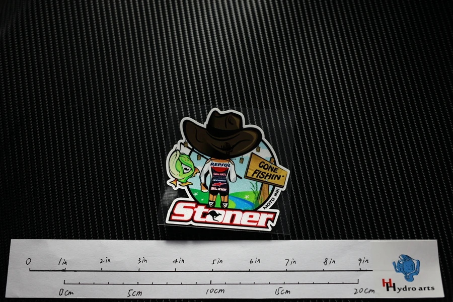 Нет. TC005 Бесплатная доставка MOTO GP SKB Кейси Stoner автомобильные отражающие наклейки