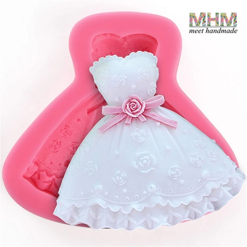 Форма для девочки в форме юбки силиконовая форма ручной работы украшения торта