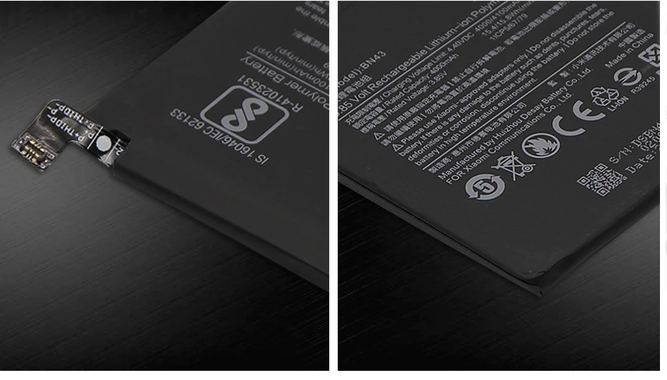 Xiao Mi сменный аккумулятор для телефона Xiaomi Redmi Note 4X/Note 4 global Snapdragon 625 4000 мАч BN43 аккумулятор для телефона