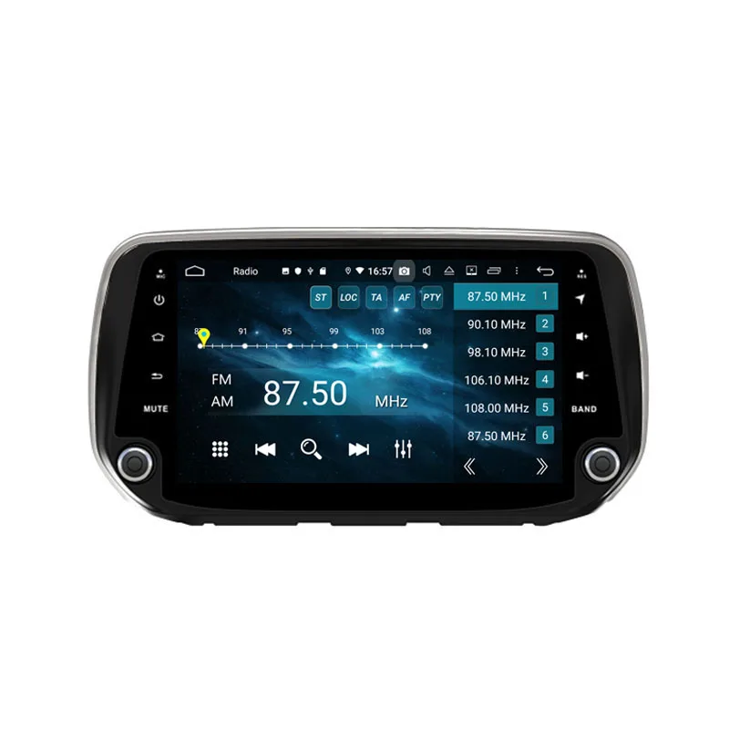 Встроенная память 64G Android 9 0 для hyundai IX45/Santa Fe 2018 Octa Core PX5 Автомобильный
