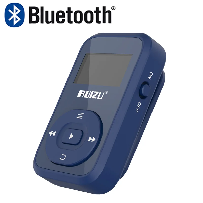 Оригинальный мини MP3 плеер RUIZU X26 с зажимом Bluetooth 8 ГБ спортивный диктофон FM радио
